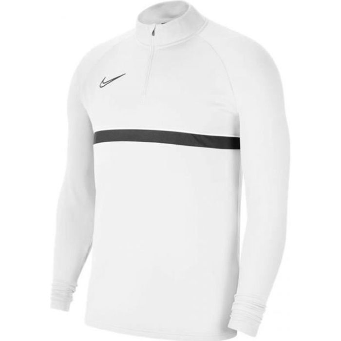 Sweat 1/4 Zip Blanc Academy Blanc - Prêt-à-Porter