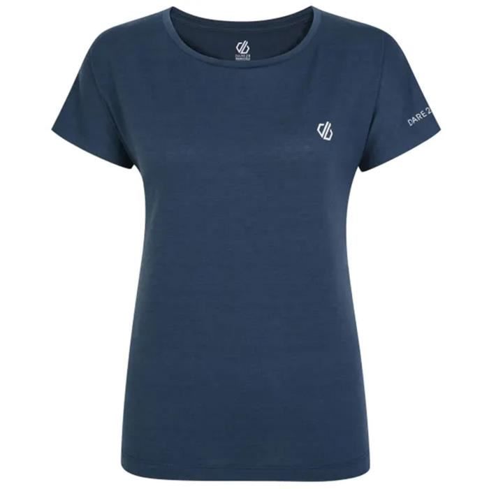 Tee shirt respirant DARE 2B Persisting tee Bleu Randonn e