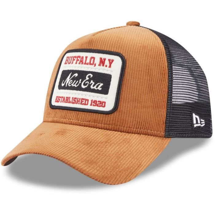 Casquette Trucker New Era 9Forty CORDE BRAND PATCH brun Homme brun Cdiscount Pret a Porter