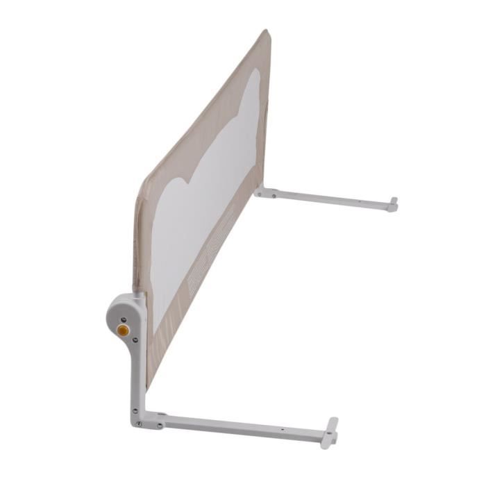 Interbaby Garde-Corps Lit Pliable 90 Cm Selva – Barrière Sécurité Bébé 18 Mois-5 Ans | Facile à Installer & Laver