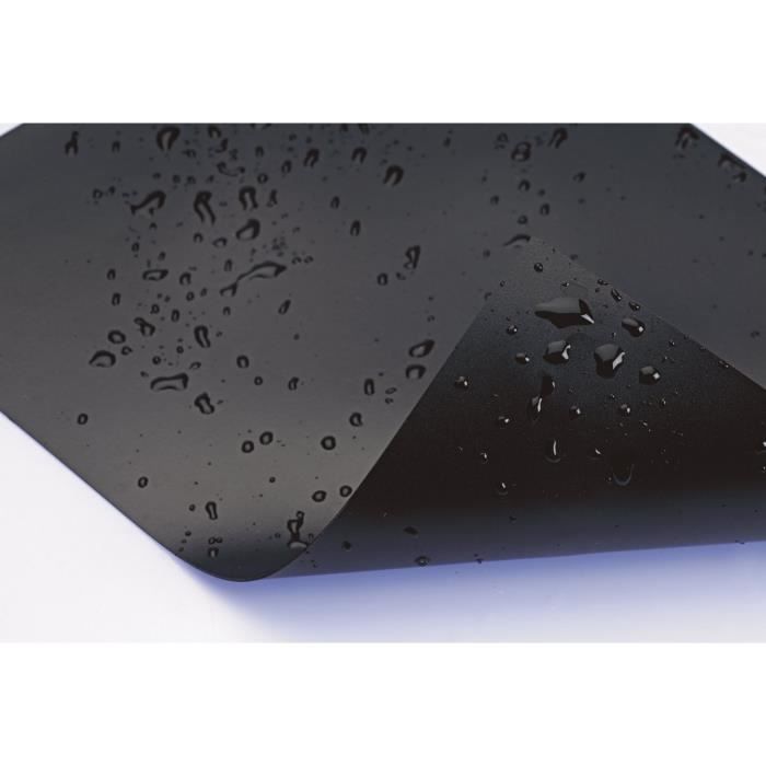 Bâche de bassin PVC 3m x 8m Bâche noire 1.0mm pour bassin de