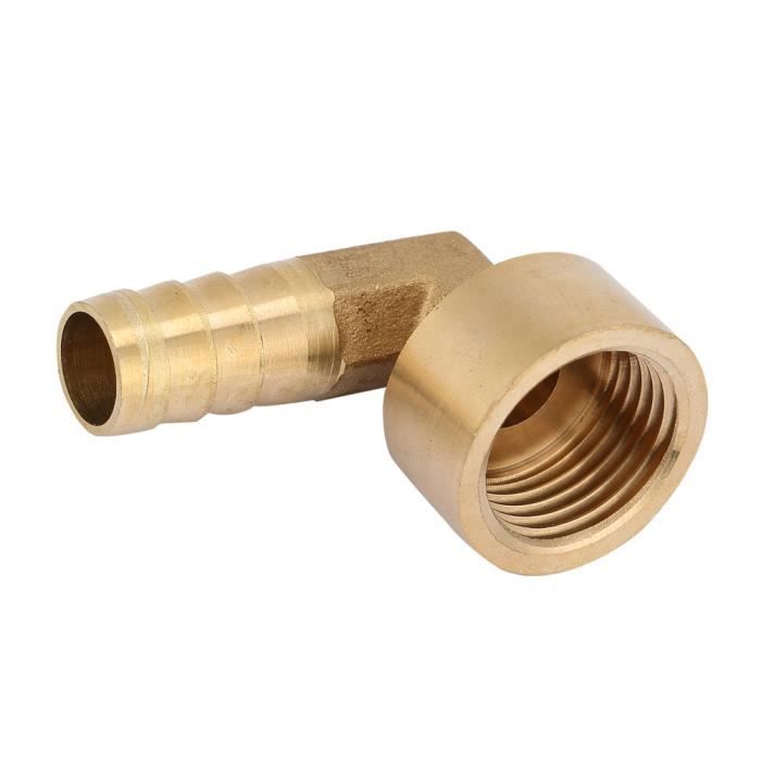 5 Raccords En Laiton Barbelé 12mm X 1/4 Pouce Femelle - Pour Tuyaux Souples