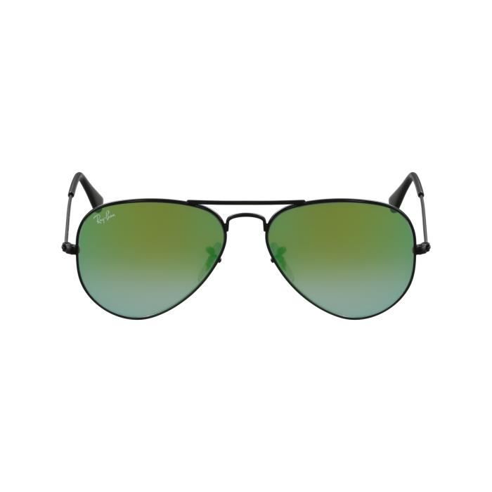 Lunettes de soleil Ray Ban RB3025 Aviator metal 002 4J Noir Achat Vente lunettes de soleil Femme Adulte Noir Cdiscount