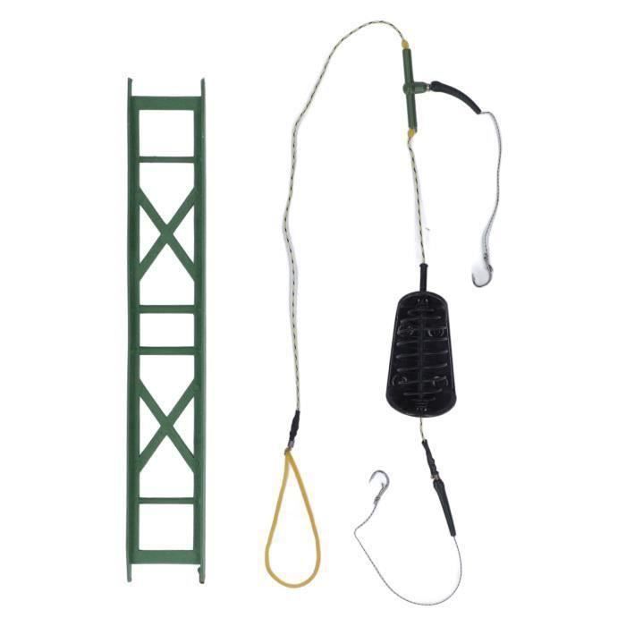 Porte-Hameçon De Pêche Lot De 6 – Avec Bagues Caoutchouc 3 Tailles, Pour Canne à Pêche