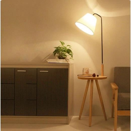 Lampe à LED Sur Pied 1m70 – Plume Et Cuivre, Style Rétro, Classe énergétique A++