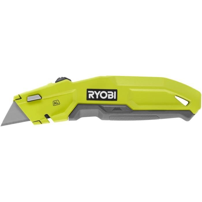 Cutter à lame rétractable - RYOBI - Aluminium