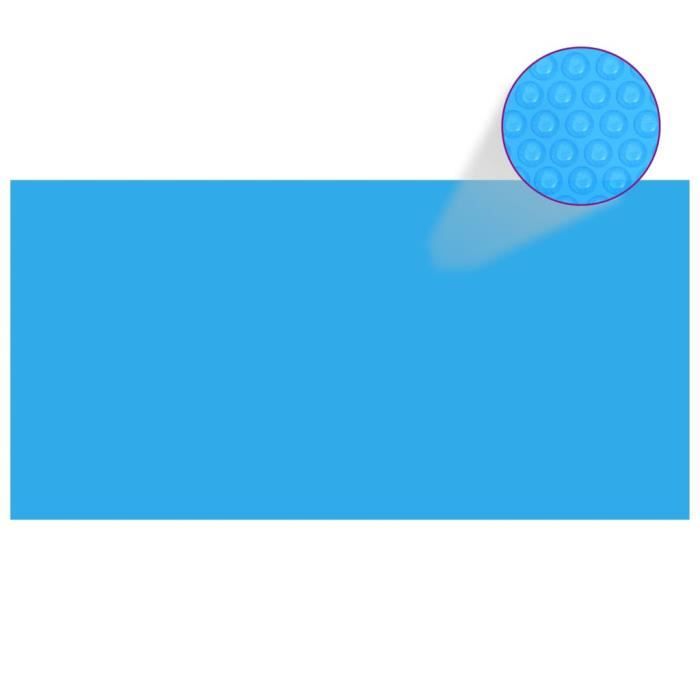 Bâche De Piscine Rectangulaire Intex Bleu Marine 400 X 200 Cm - Protection UV Et Eau De Pluie