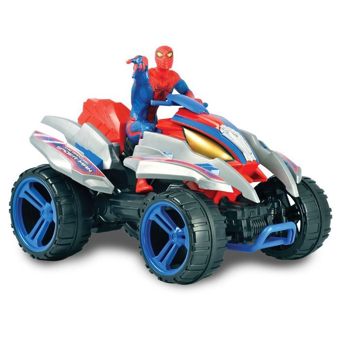 Mega Quad radiocommand?� 27 Mhz- Spiderman - Cdiscount Jeux - Jouets
