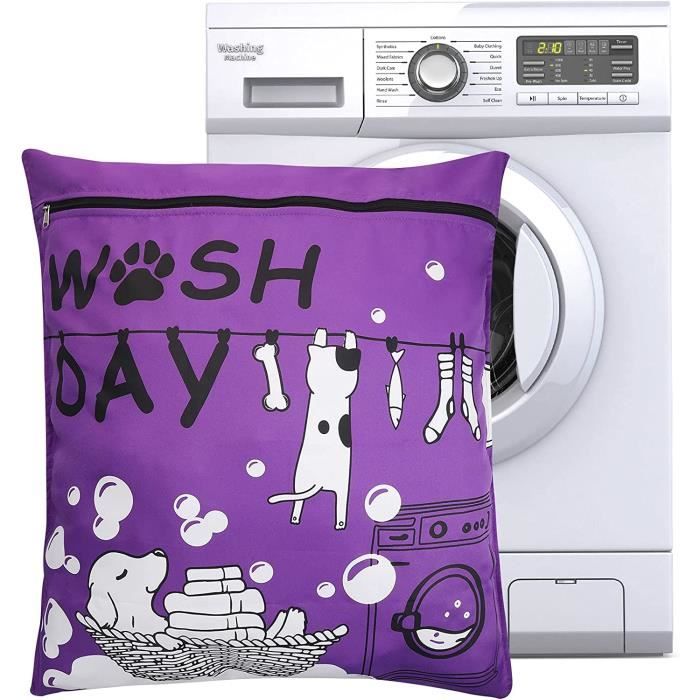 Sac De Lavage Pour Animaux Domestiques Harrison Howard - Grand Format 78x70 Cm, Protège Machine, Pour Litière, Tapis, Bottes