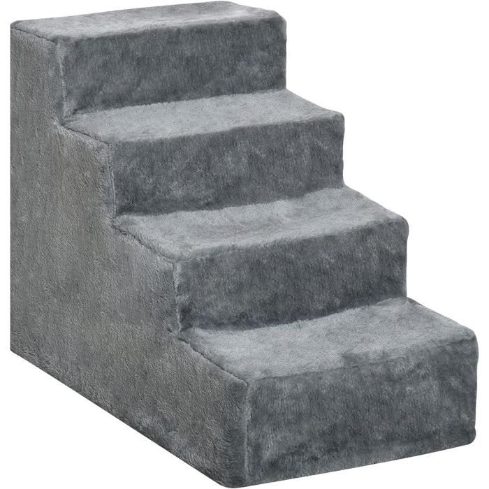 Escalier Pour Chien 2 Marches Fenteer – Housse Amovible Lavable, Fond Antidérapant, Pour Petits Chiens Et Chats