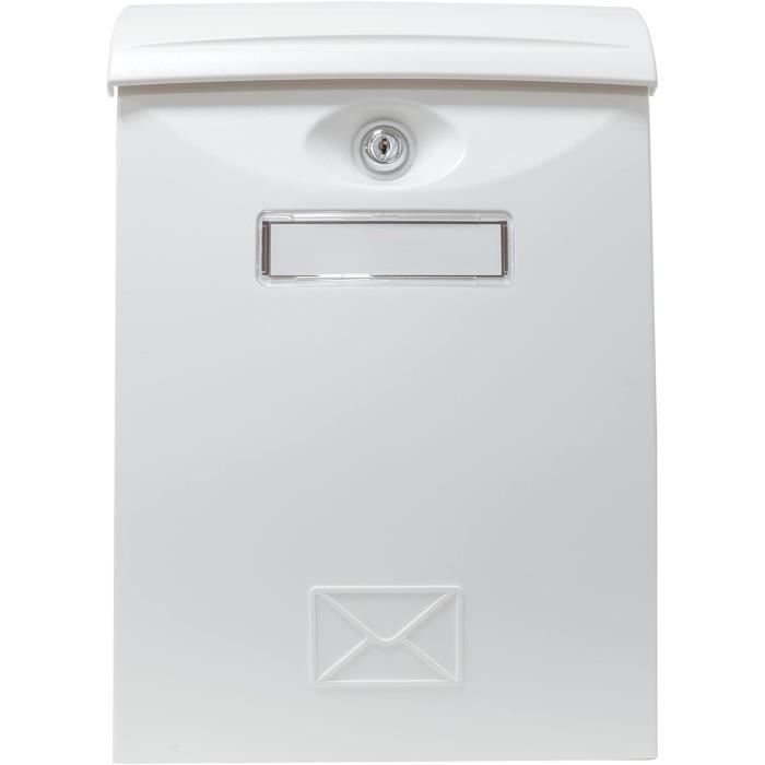 Boîte Aux Lettres Normalisée 2 Portes Extérieur BURGWÄCHTER Balthazar Acierbeige | Leroy Merlin