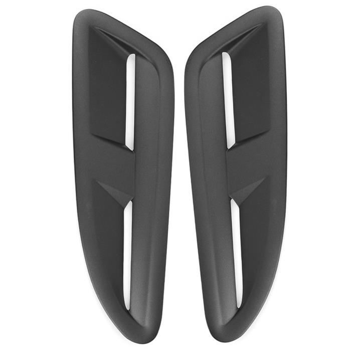 Akozon 2 Pièces Capot Évents Admission Air - ABS Noir Brillant Pour Focus RS MK2