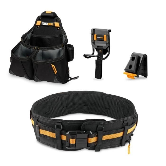 AJW-Bretelles de ceinture à outils réglables noires professionnelles avec 3  boucles supplémentaires,bretelles confortables éla[240] - Cdiscount  Prêt-à-Porter