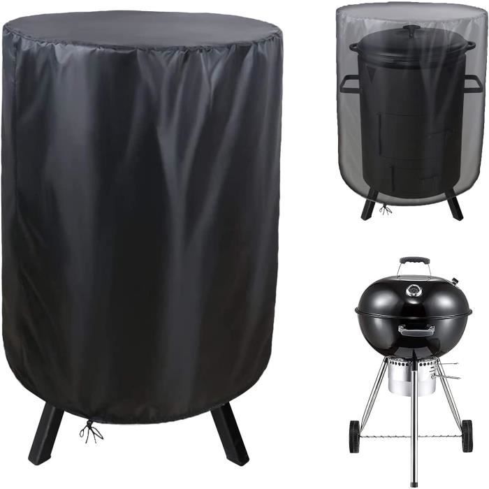 Housse De Protection Imperméable Pour Barbecue 170 X 61 X 117 Cm Noir