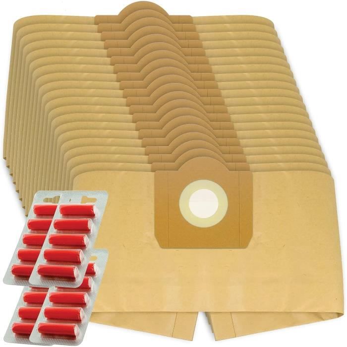 Lot De 10 Sacs D'aspiration Pour Kärcher WD3, WD3P, MV3 - Aspirateur Eau Et Poussière