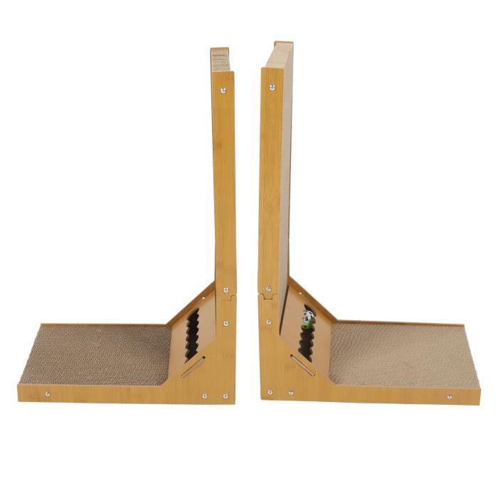 Comparer les prix de VGEBY carton à gratter pour chat VGEBY Griffoir pour chat Grattoir à chat en forme de L, tapis à gratter animalerie jouet Type 1