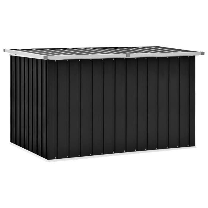 Top Boîte de rangement de jardin - Coffre de jardin dextérieur JILI Anthracite 149x99x93 cm21 Kg