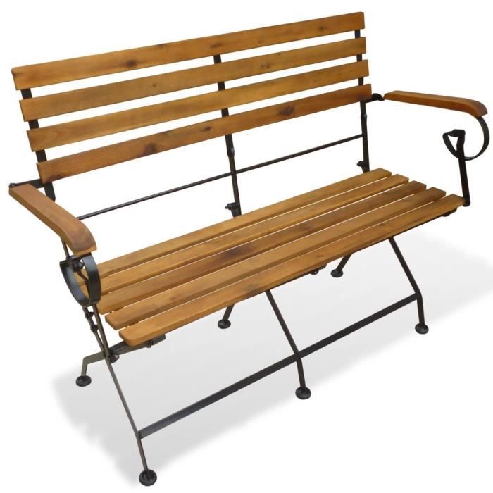 vidaXL Banc pliable 43736