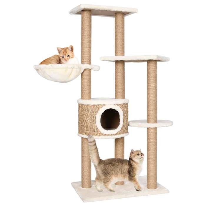 vidaXL Arbre à chat 126 cm Herbiers marins
