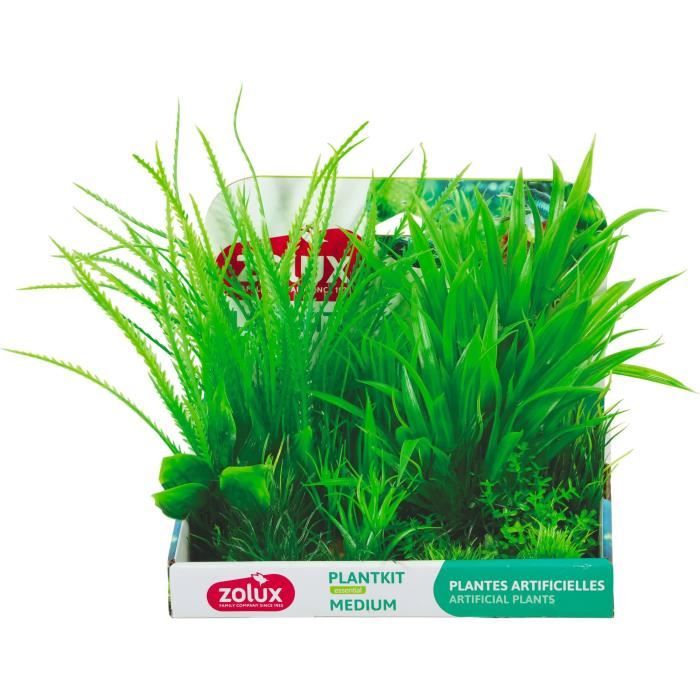 Comparer les prix de Plantes artificielles pour aquarium - ZOLUX - Plantkit - Taille M - Lot de 6
