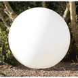 Lampe boule, boule jardin, GlowOrb blanc, 56 cm Ø, 10480-1