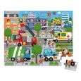 Puzzle Ville 36 pièces - Janod - Thème de la ville - Pour enfant de 4 ans et plus-1