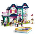 LEGO®  Friends 41449 La Maison Familiale d’Andréa, Jouet avec  Maison de Poupées, pour Enfant de 6 ans et plus Filles et Garçons-1