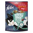 FELIX Party Mix Saveur de L'Océan : Saumon, Colin, Truite - 200g - Friandises pour chat-1