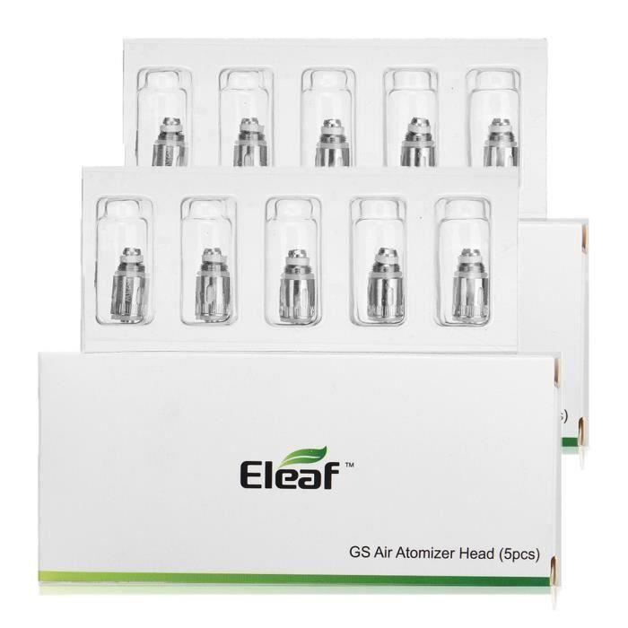 Eleaf 10 Rsistance 0,75 Ohm  GS Air - Air 2 Atomiseur Rservoir 8-25W  Mche Coton Pice de Rechange - Cdiscount Au quotidien