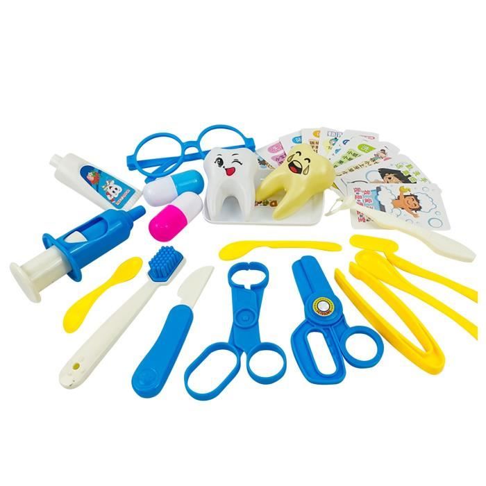 Kit de jouet de dentiste pour enfants 28-23 pièces - ensemble d'outils de  dentiste de jeu de simulation pour enfant - sjizua 4016 - Cdiscount Jeux -  Jouets