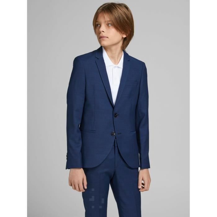 Veste enfant blazer Jack Jones solaris edieval blue