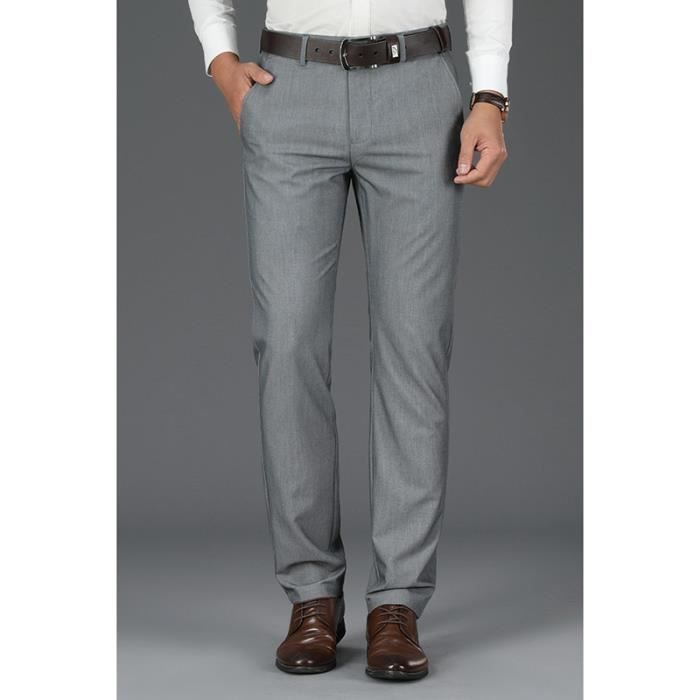 Pantalon costume hotsell homme coupe droite