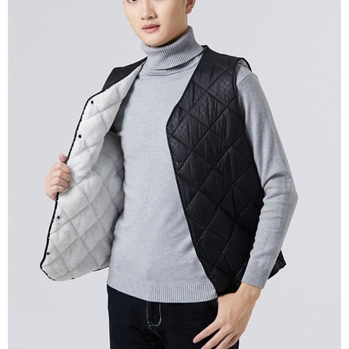Gilet court boutonné deals
