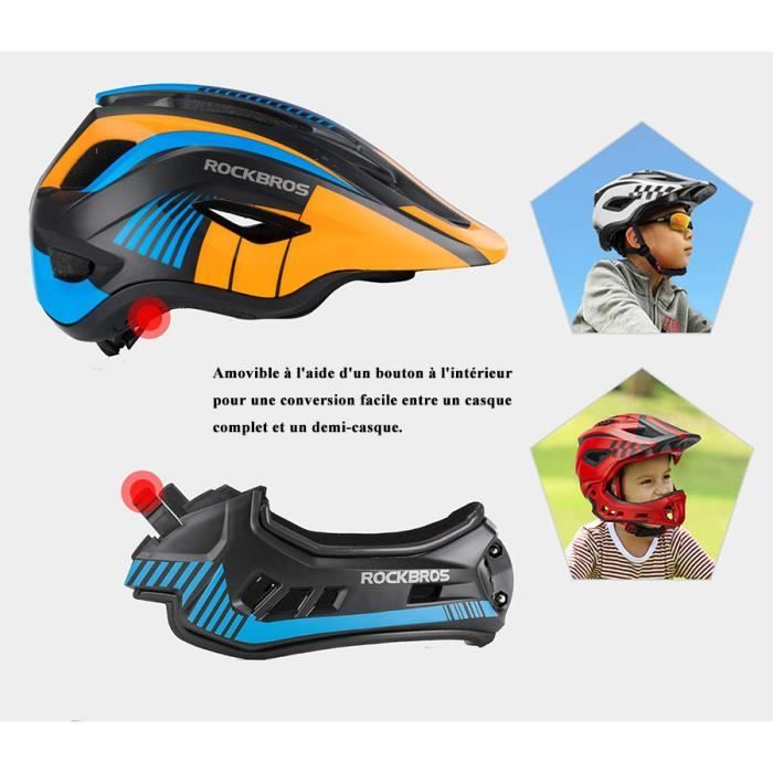 Casque Vélo Intégral Adulte - Taille Réglable 58-62cm - 15 Aérations - Doublure Amovible - VTT, Route, Skate - Unisexe