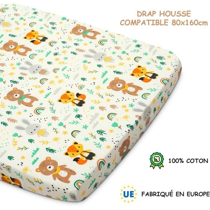 Drap housse promo 80x160