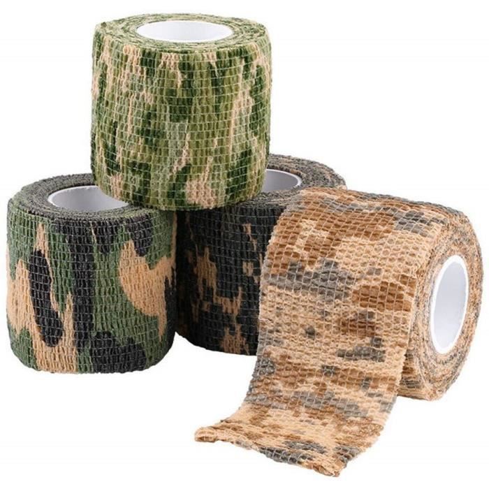 Ruban Adhésif Camouflage 50mm X 4,5m – Motif Toile Militaire – StickersLab