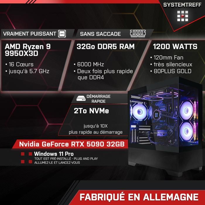 PC de gamer AMD Ryzen 9 : les meilleurs prix sur le neuf et l'occasion