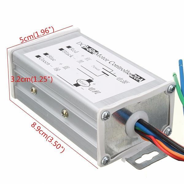 Variateur LED 12V 24V DC, 30a, 360W, régulateur de tension, contrôleur  réglable pour bande lumineuse