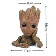 Groot – décoration pour Aquarium, arbre, homme, gardien de la galaxie, héros, Action, Pot de fleurs, stylo [13FC00F]-2