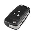 Coque clé,KEYYOU – coque de remplacement pour clé télécommande à 3 boutons, couvercle pour clé Opel Vauxhall Insignia Astra J-2