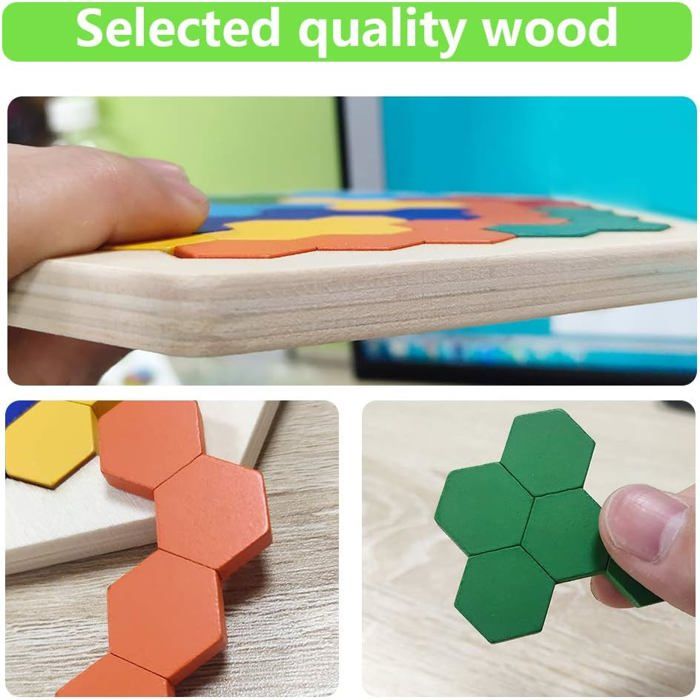 Science4you Puzzles Tangram en Bois pour Enfants de 3 4 5 6 ans Science4you Puzzles Tangram en Bois pour Enfants de 3 4 5 6 ans