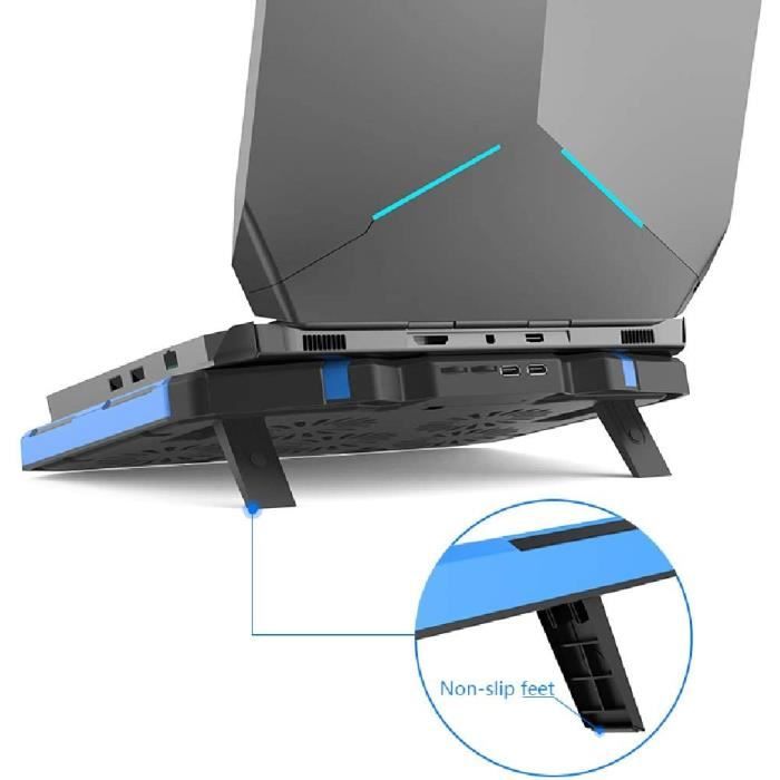 REFROIDISSEUR POUR ORDINATEUR Portable PC Cooler Externe 5 Ventilateurs EUR  39,99 - PicClick FR