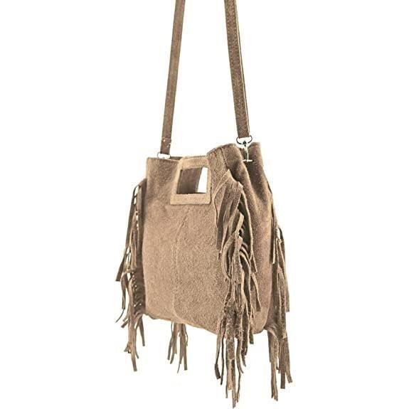 Sac daim beige cheap