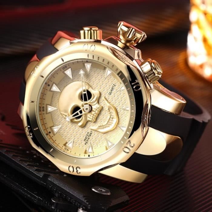 Montre tete on sale de mort marque
