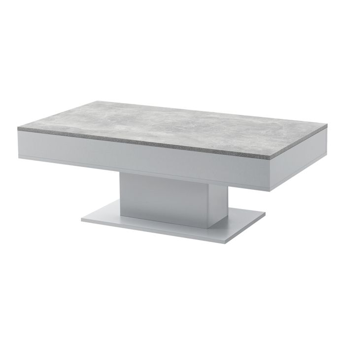 En.casa Table Basse de Salon Stylé avec 2 Espaces de Rangement Intérieurs Design Panneau de En.casa Table Basse de Salon Stylé avec 2 Espaces de Rangement Intérieurs Design Panneau de