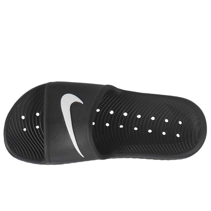 Claquettes de douche NIKE Kawa pour enfant Noir Noir Cdiscount