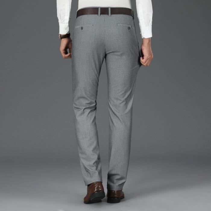 Pantalon costume sales stretch homme