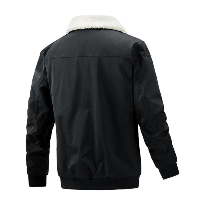 Homme Hiver Grande Taille Blouson Rembourr e de Transition Blouson