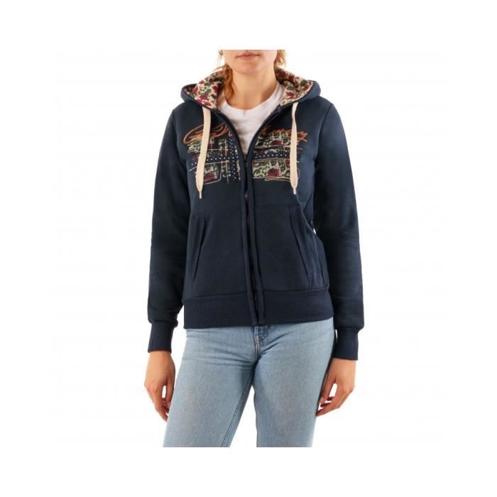 Sweat Femme Capuche Poches Kangourou Geographical Norway