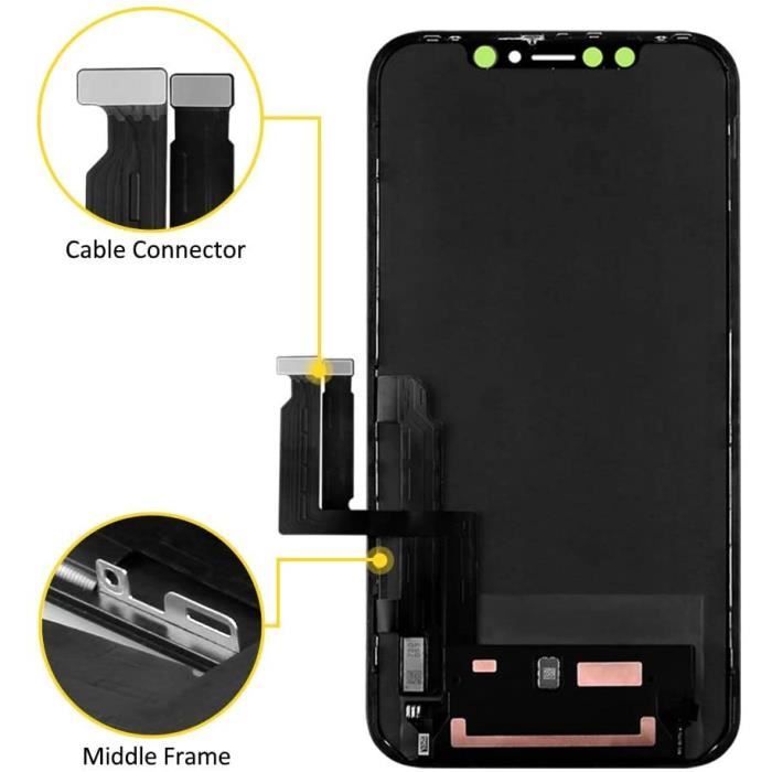 Écran LCD IPhone XR Noir - Écran Tactile OLED Neuf, Compatible Apple IPhone XR